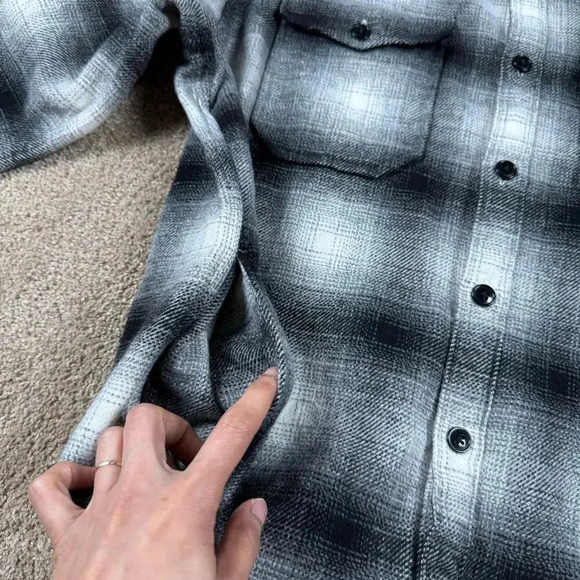 Bonobos‎ Slim fit Wool Blend Check Shirt Mens XL Buttons L/S Flannel Shaket Fall - Picture 4 of 8